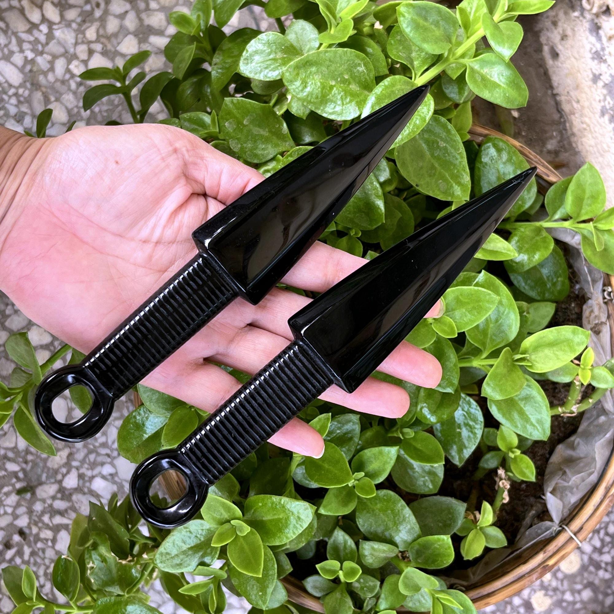 7‘’ Hand Carved Natural Obsidian Knife,Crystal Knife,Crystal Dagger,Crystal Sword,Reiki Healing,Home Decoration,Crystal Energy Gifts 1PC