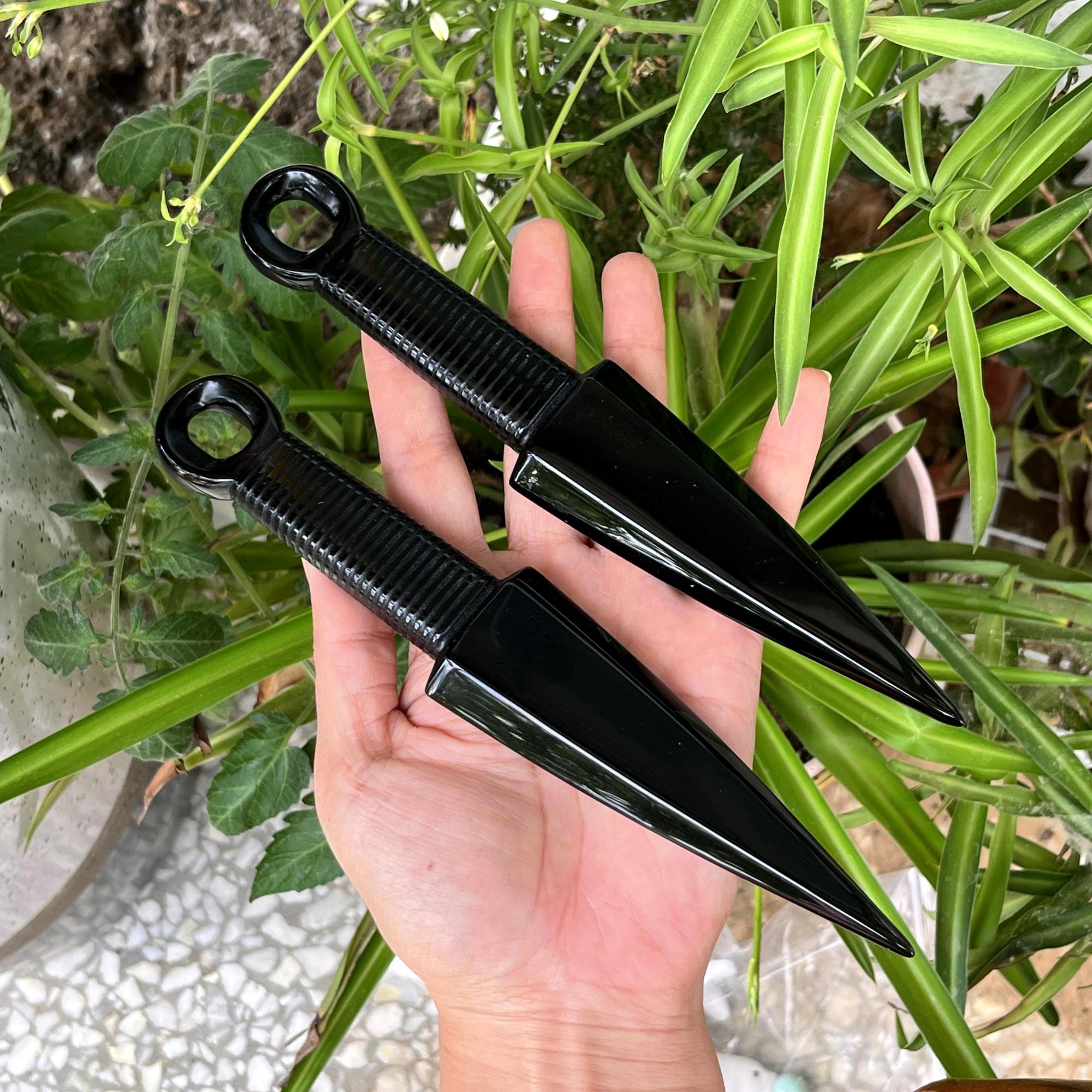 7‘’ Hand Carved Natural Obsidian Knife,Crystal Knife,Crystal Dagger,Crystal Sword,Reiki Healing,Home Decoration,Crystal Energy Gifts 1PC