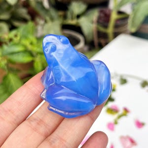 2&#39;&#39; Opalite Carved Frog,Quartz Crystal Frog,Crystal Frog Collection,Crystal Animal,Reiki Healing, Rock,Home Decoration,Crystal Gifts 1PC