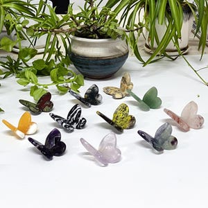 2.2‘’ Natural Mixed Quartz Crystal Butterfly,Gemstone Butterfly,Crystal Animal,Reiki Healing,Home Decoration,Crystal Energy Gifts 1pc