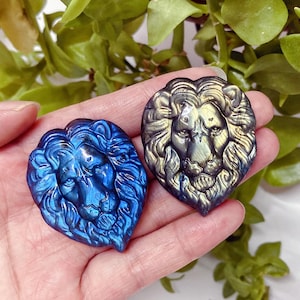 1.7&quot; Natural Labradorite Lion,Quartz Crystal Lion,Crystal Animal,Reiki Healing,Home Decoration,Mineral Specimen,Energy,Crystal Gifts 1PC