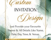 Custom Invitation Order, Made To Order Invitation, Birthday Invitations, Baby Shower, Party Invitation, Instant Download, Editable Templates