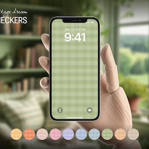 Lockscreen wallpaper Cottagecore aesthetic iOS wallpaper Pastel iPhone background Cozy Android homescreen wallpaper neutral | Set of 10