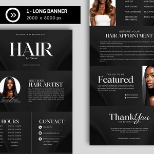 black acuity Scheduling Template Hair Tech Website Template Acuity Site Template Hair business card diy website banner booking site design web banners scheduling site booking template scheduling template booking site template squarespace template