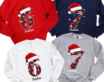Christmas Six Seven Sweatshirt, Funny Christmas 67 Shirts, Merry Christmas Shirt, Funny Christmas Family Tee, Six Seven Tik Tok Trend Shirt