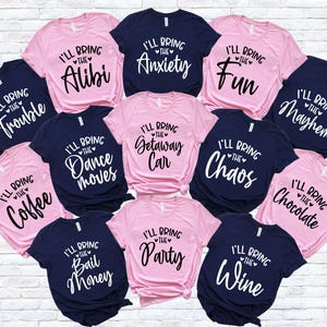 Bachelorette Party Shirts: Funny Bridal Squad Matching Tees