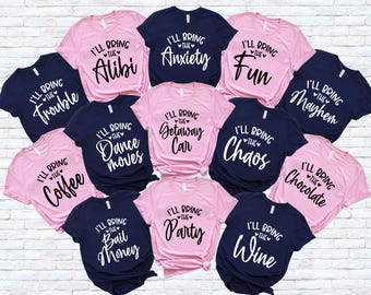 Bachelorette Party Shirts: Funny Bridal Squad Matching Tees