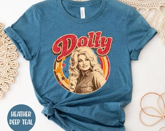 Dolly Parton Memorial  Shirt, Dolly T-shirt, RIP DOLLY Country Music Shirt, Dolly Memorial Tee, Retro Country Music Legend Portrait