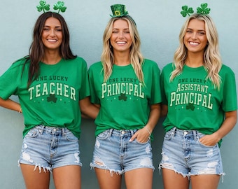 Lucky Principal St Patrick’s Day Shirt, Lucky Principal Tee, Assistant Principal Tee, Lucky Teacher Shirt, Patrick's day gift