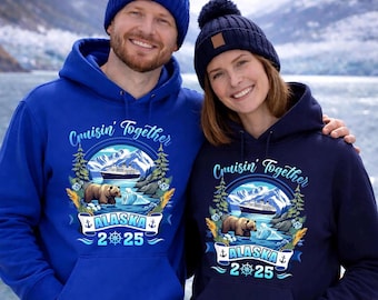 Custom Alaska 2026 Group Trip Sweatshirt, Alaska Cruise Gift, Alaska Cruise 2026 Family Shirt, Matching Cruise Shirts for Group Vacation