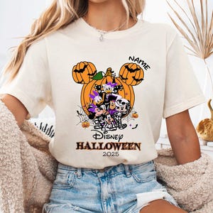 Halloween Disney T-Shirt: Trick or Treat Pumpkin Design (Adult & Kids)