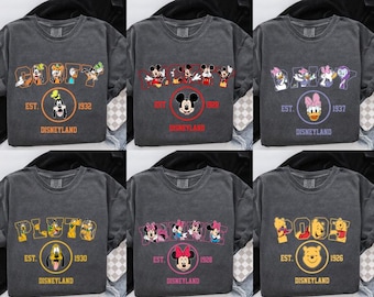 Comfort Colors® Disney Mickey and Friends Castle  Shirt, Disneyland Birthday Girl Shirt, Magic Kingdom Birthday Trip Tee