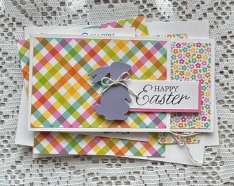 DIY Card Making Kit || Cheerful Cards || Easter Cards  || Bunny Cards || Spring Cards || Set of 4