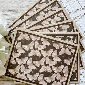 Butterfly Cards | Botanical Cards | Shabby Style Cards | Nature Cards | Summer Cards | Friendship Cards | Set of 6