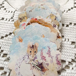 Beatrix Potter Aufkleber // Aufkleber für Kinder // Cartoon Aufkleber // Briefklammern // 10er Set