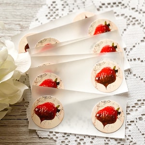 autocollants de fraise | Autocollants de fruits | Autocollants pour les enfants | Autocollants de planificateur de jour | | accessoires de carte | accessoires de scrapbooking Série de 14