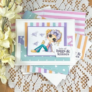 DIY Karten Karten machen Kit || Valentinskarten || Denken an Dich Karten || Fröhliche Karten || Stampin Up Karten || 4er Set