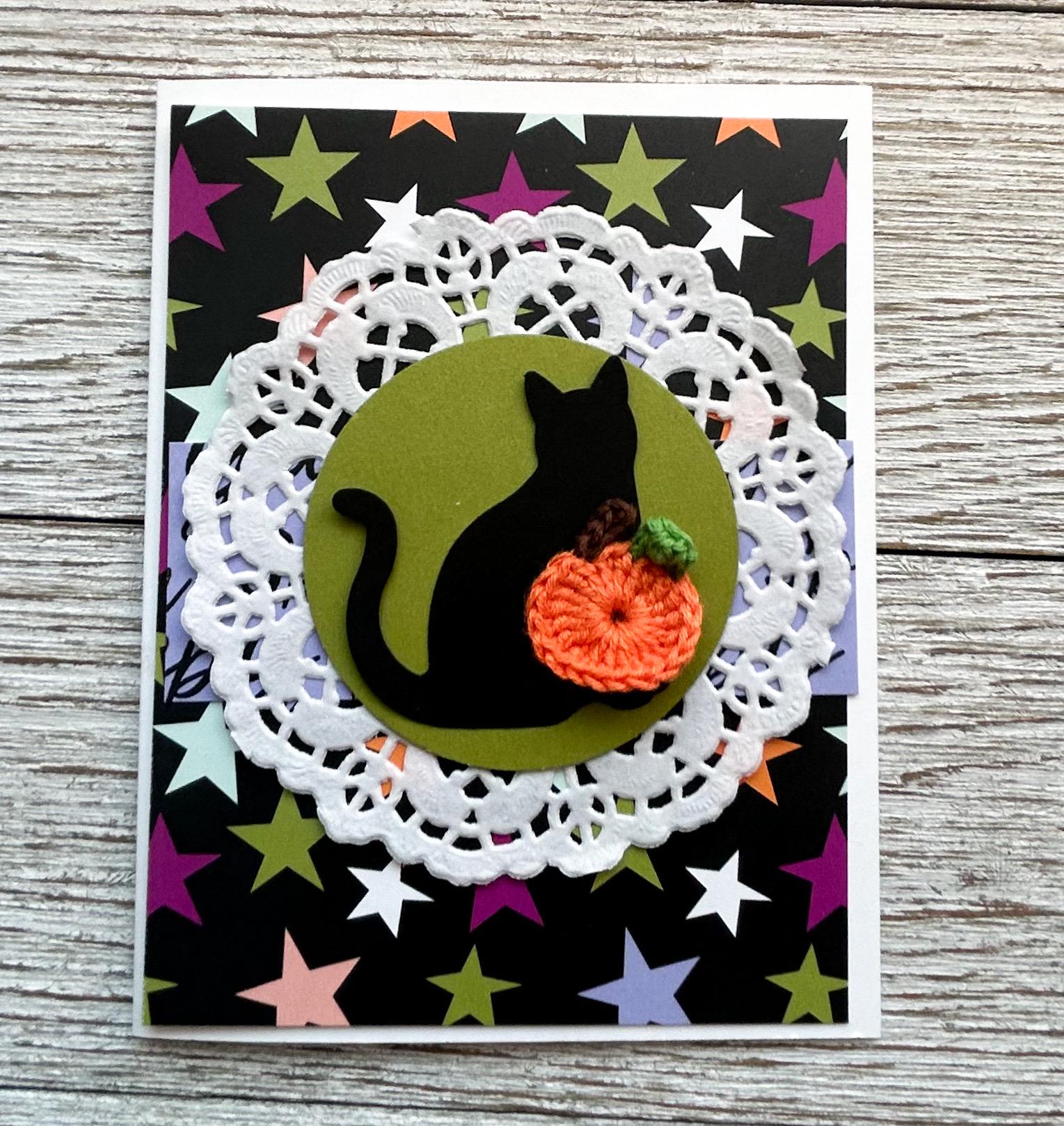 DIY Card Kit || Halloween Cards || Black Cat Halloween Card Kit ...