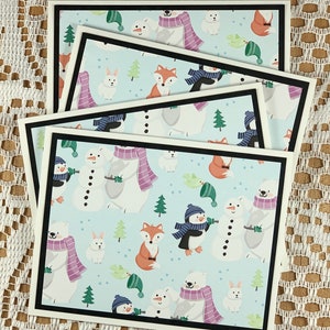 | de cartes Penguin cartes de Noël | cartes d’hiver | | de cartes Stampin Up Cartes joyeuses .| Jeu de cartes de | Ensemble de 4