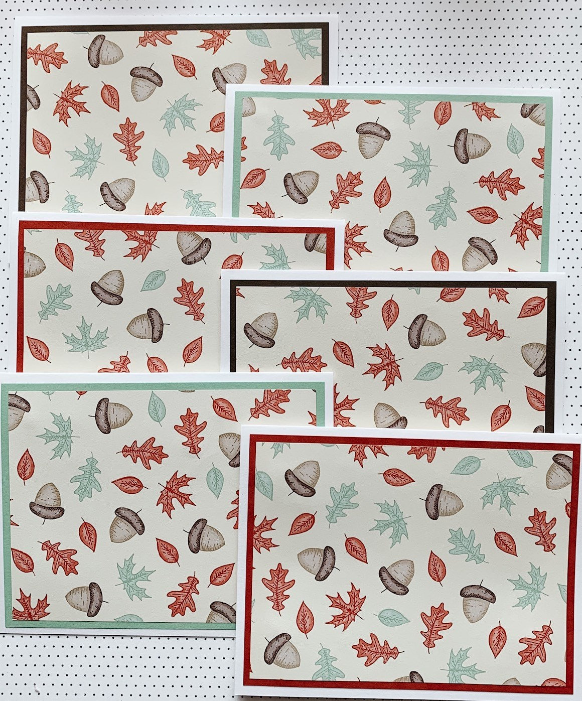 Autumn Note Cards | Set of 6 Fall Thank You Cards - Etsy