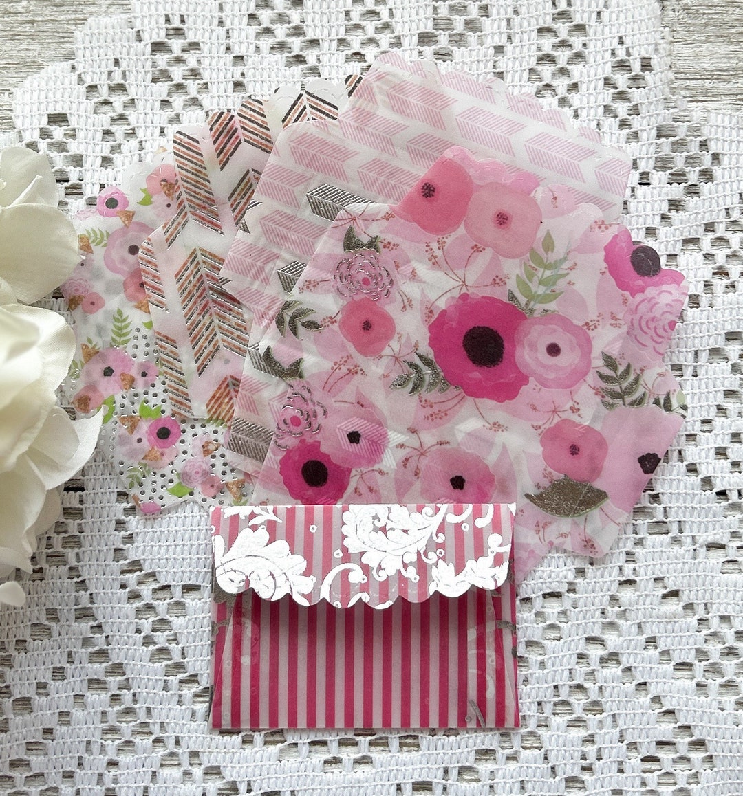 Mini Envelopes / Vellum Envelopes / Cards / Snail Mail / Scrapbooking