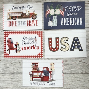 Que Dieu bénisse l'Amérique Cartes postales || Cartes postales du 4 juillet || Cartes postales patriotiques || Lot de 5