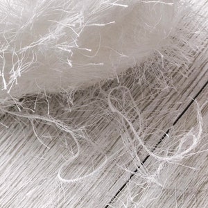 5 Yards | White | Fibers | Eyelash Trim | Crafting Supply | Shipping Included