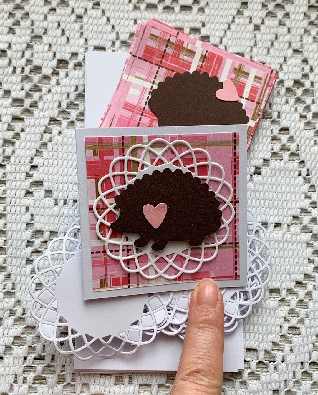 DIY Card Making Kit //valentines Day Cards // Hedgehog Cards // Cards
