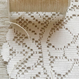 5 meter | Ivoorkoord | Jute touw | 1 mm dik