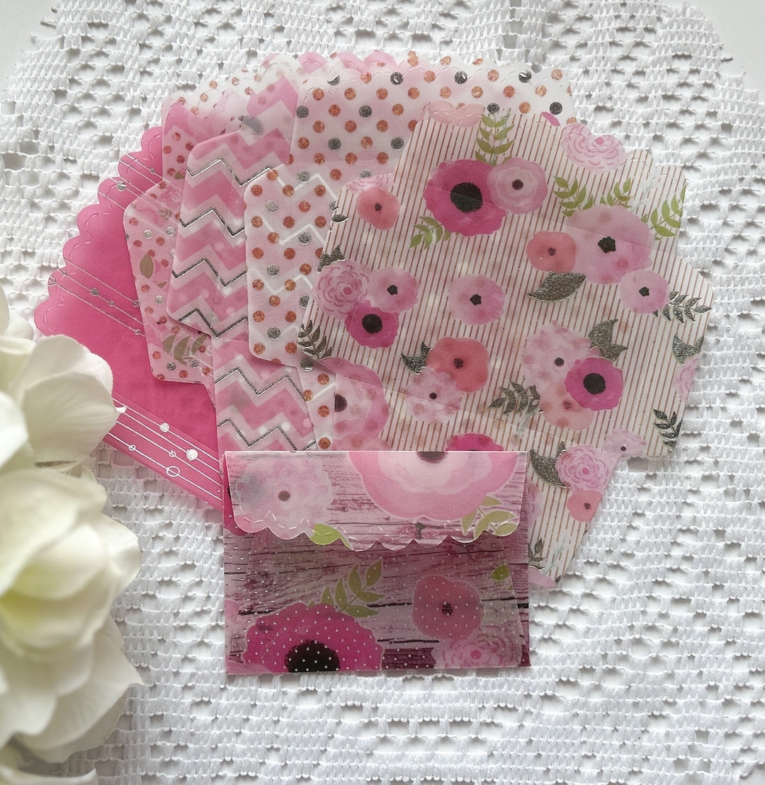 Mini Envelopes / Vellum Envelopes / Cards / Snail Mail / Scrapbooking