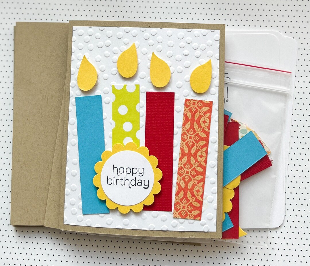 DIY Card Making Kit Birthday Cards Cheerful Cards Cards for Kids