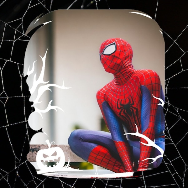 Halloween hombres TASM Spiderman Cosplay traje, TASM Spiderman Zentai traje, TASM Spiderman traje, el increíble traje de Spiderman