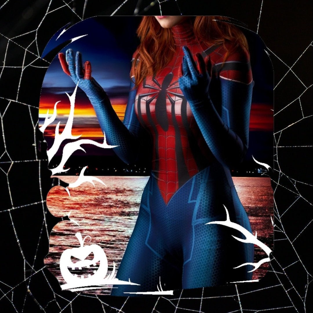 Licra mujer estilo spider girl 