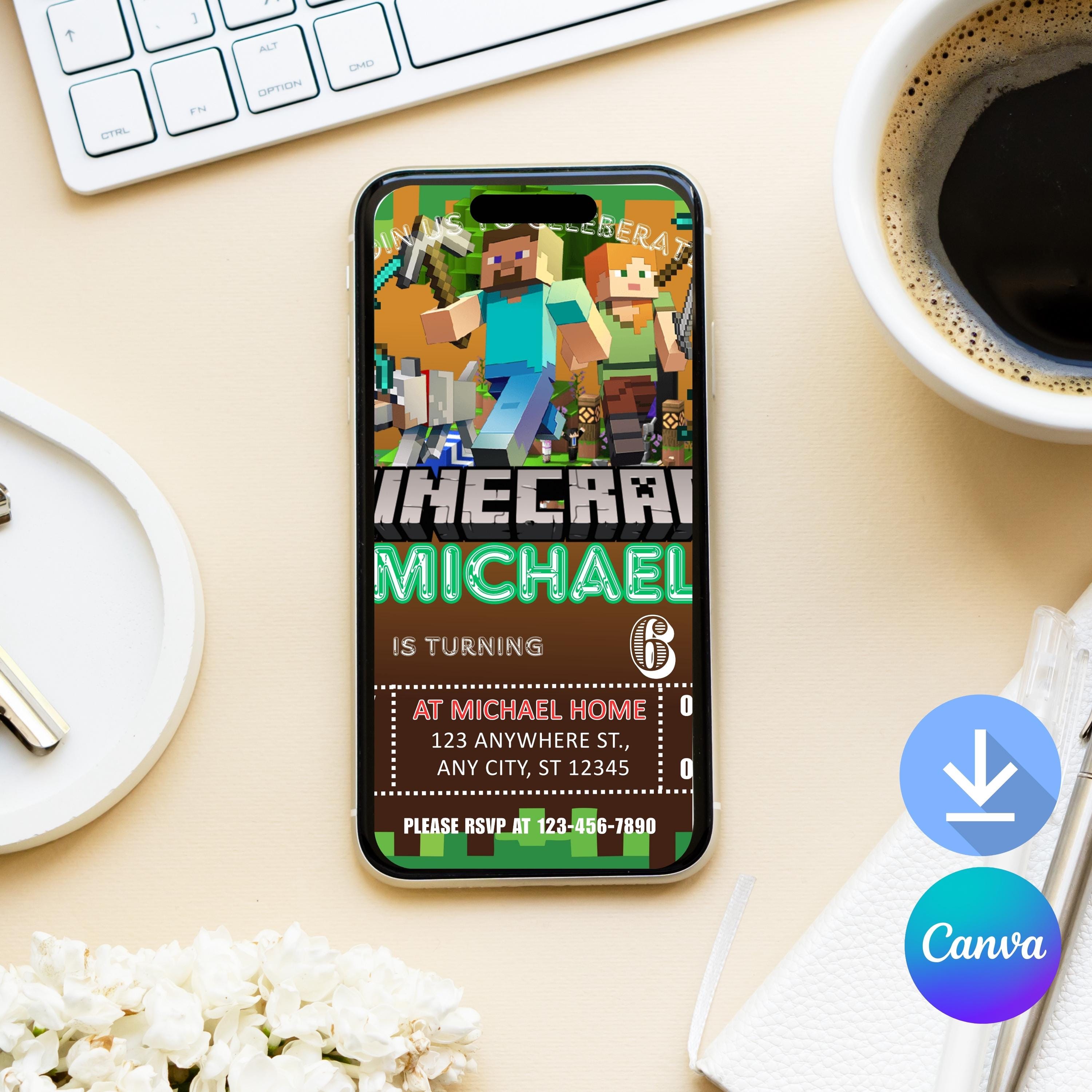 Instant Editable Canva Invite