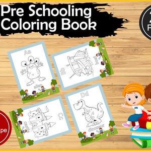 Printable Coloring Pages For Kids, Toddlers, Preschoolers, Coloring Book Coloring Page Preschool Kindergarten Homeschool Printables