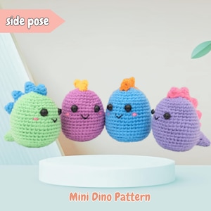 Dinosaur Crochet Pattern Bundle, Dino Snack Trio Crochet, Ice Cream Stegosaurus Crochet, Hot Dog Brachiosaurus Crochet, Ankylobuger Crochet