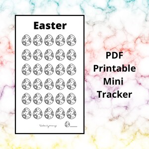 PDF Easter Savings Tracker | A6 Mini Savings Tracker