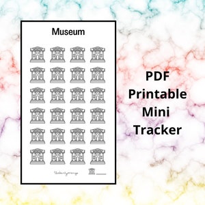 PDF Museum Savings Tracker | A6 Mini Savings Tracker