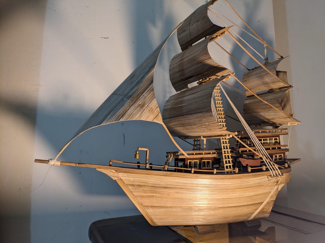 Handcrafted Ship | Wooden Ship Model, Handmade Ship Model, Galleon Ship ...