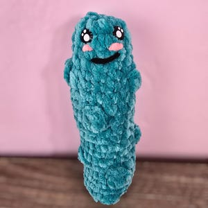 Blushing pickle plush