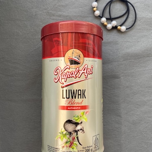 Kapal Api Luwak Blend Coffee 200g – Authentic Indonesian Civet Ground Coffee, Rich Aroma & Bold Taste