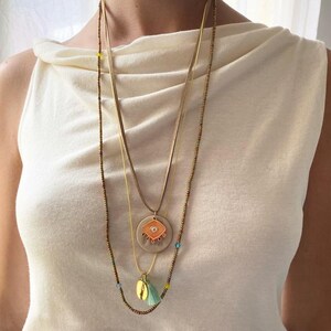 Boho necklace Charms & Lucky Charms