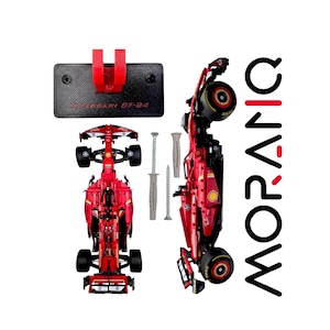 F1 wall holder Ferrari SF-24 42207 - display, stand, model hanger, LEGO Technic accessories, race car