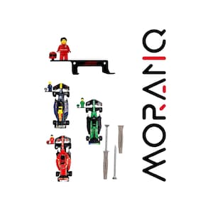 Wall Mount for LEGO F1 Speed Champions – Display Stand, Racing Car Holder, LEGO Model Rack, Technic Car Accessories