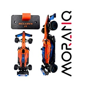 Wall Mount for LEGO McLaren F1 42141 – Display Stand, Hanger, Technic Car Bracket, LEGO Formula 1 Racing Car Accessories