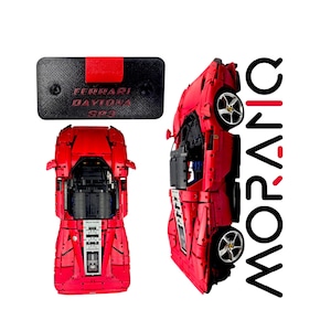 Wall Mount for LEGO Ferrari Daytona SP3 42143 – Display Stand, Hanger, Technic Sports Car Bracket, LEGO Model Accessories