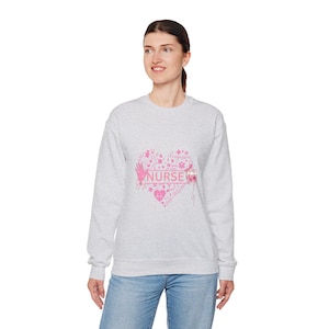 Nurse Coquette Sweatshirt, Cute Nurse Gift, Funny Nursing Student Pullover, Hospital Thank You Jumper, Medical Staff Apparel, Healthcare