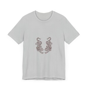FerociousTiger T Shirt, Tier Liebhaber Geschenk, Natur Grafik Top, Dschungel Safari T-Shirt, Tiger Print T Shirt
