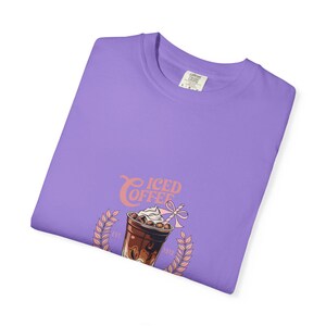 Iced Coffee Unisex T-shirt, Coffee Lover Gift, Coffee Graphic Tee, Vintage Coffee Shirt, Coffee Addict Apparel
