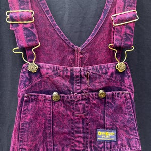 vintage oshkosh アシッド　オーバーオール 古着】 vintage 60s OSHKOSH Overalls Low Back 60年代のOSHKOSH